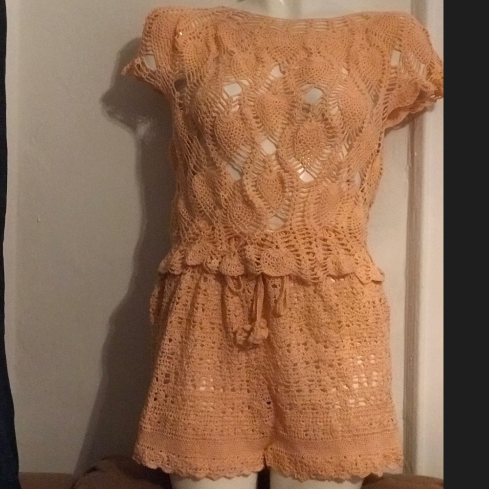 Handmade crochet set